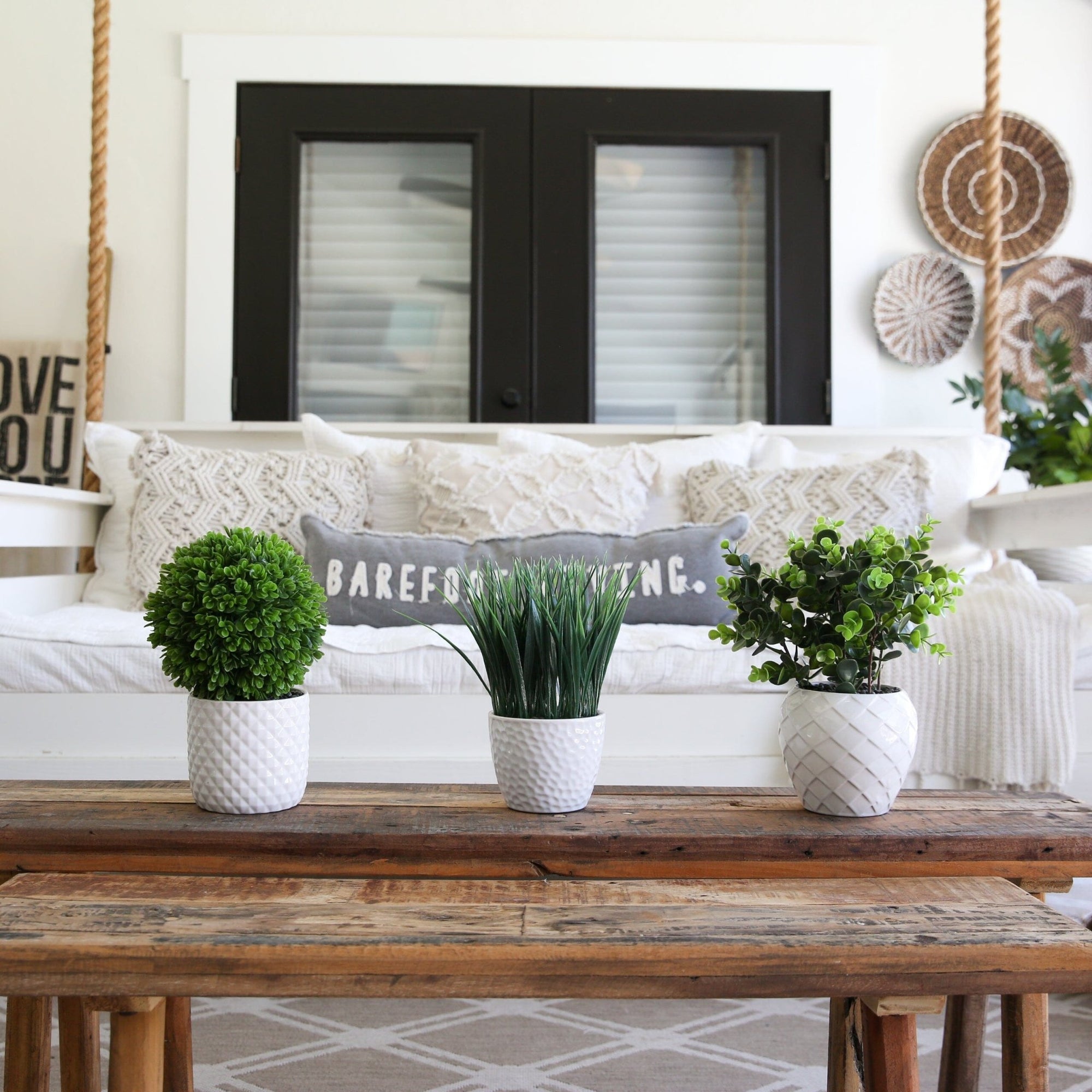 Milli Arts – 10" Faux Boxwood Topiary with Planter - Milli Arts