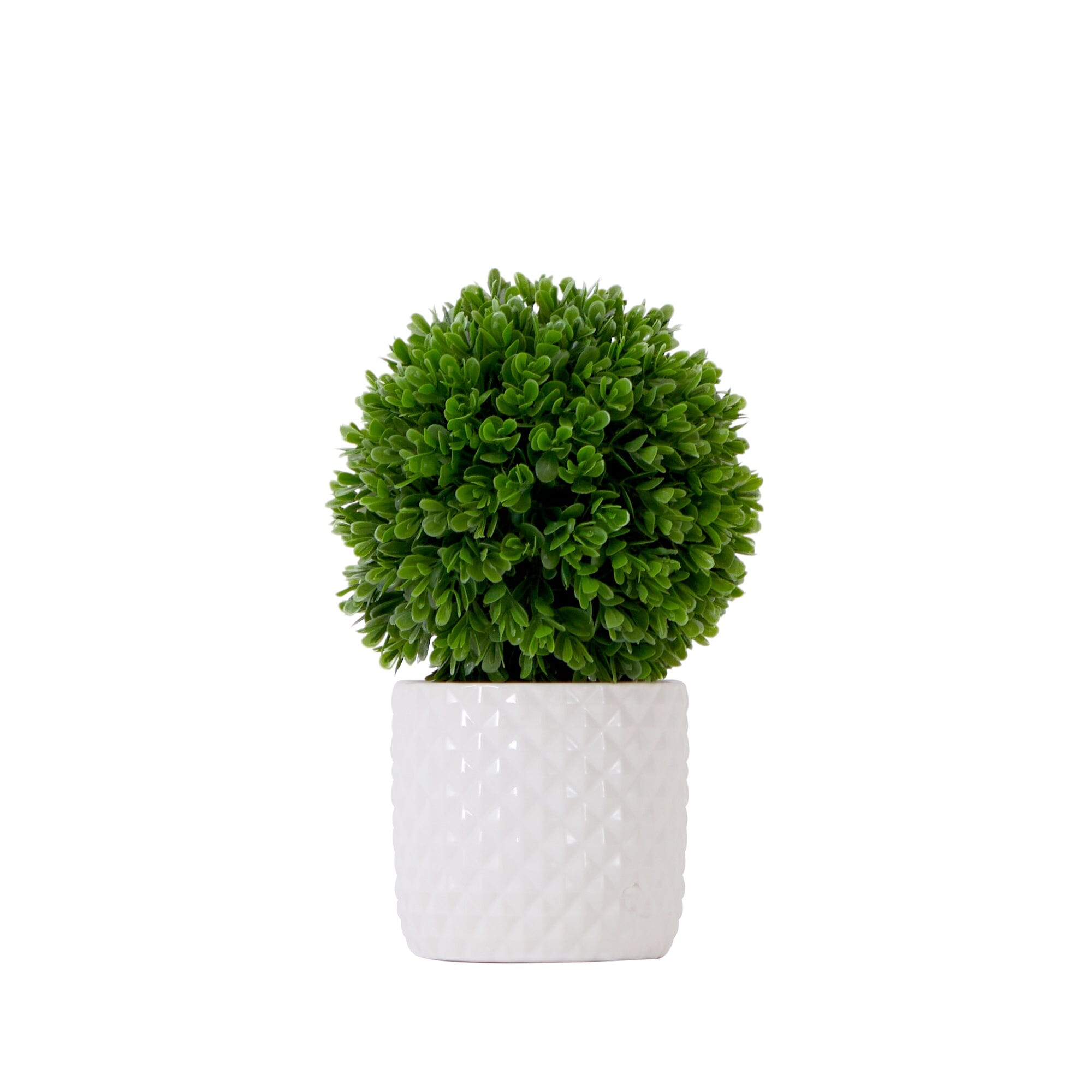 Milli Arts – 10" Faux Boxwood Topiary with Planter - Milli Arts
