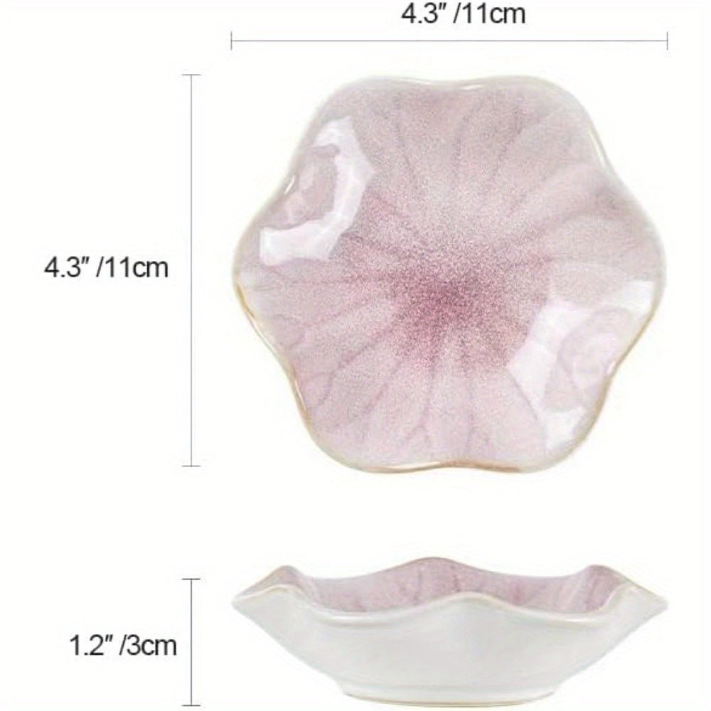 Milli Arts - Ceramic Lotus Leaf Jewelry Bowl - Milli Arts