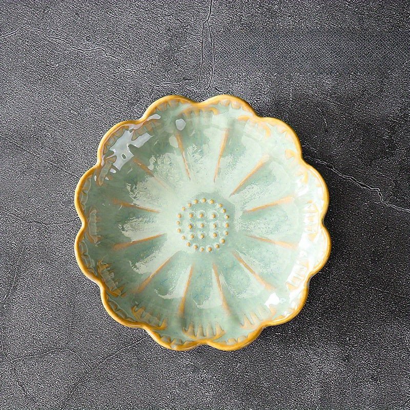 Milli Arts - Ceramic Lotus Leaf Jewelry Bowl - Milli Arts
