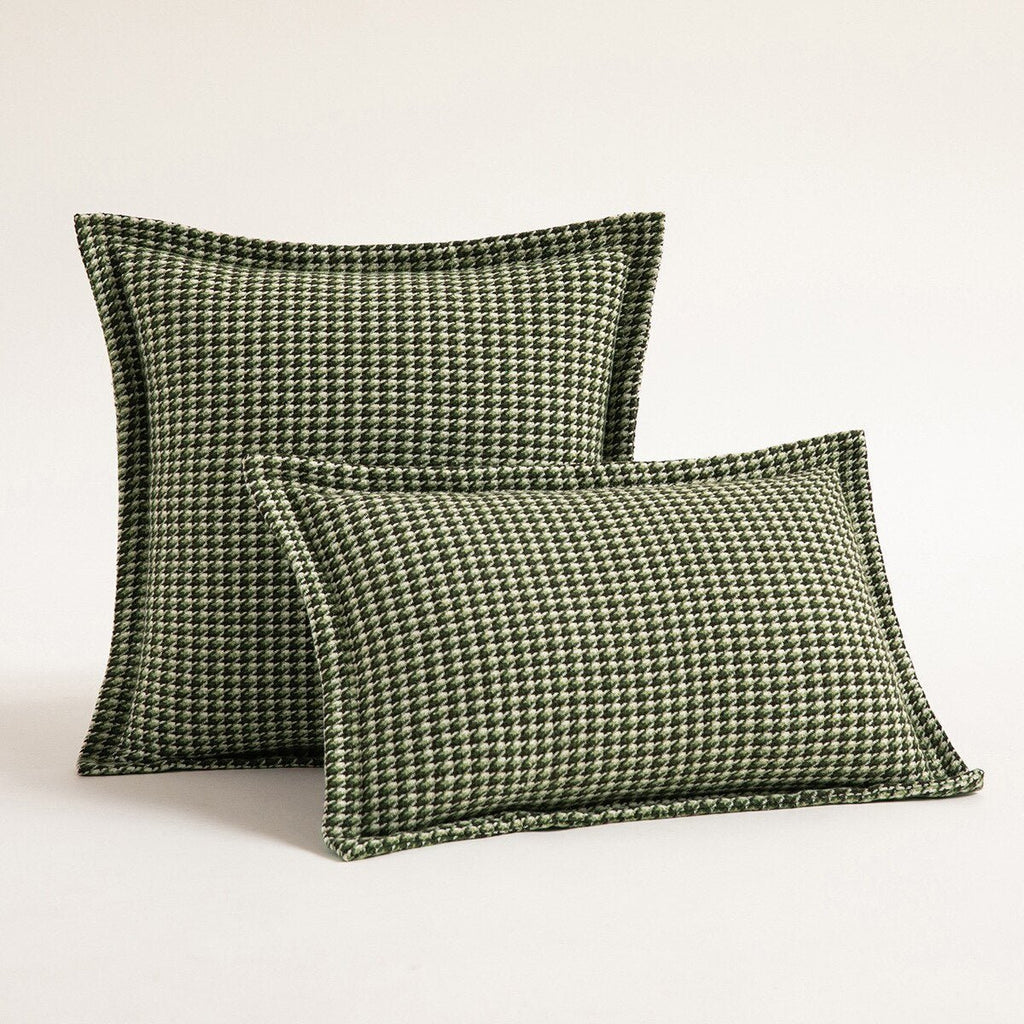 Milli Arts - Classic Houndstooth Pillow Cover - Milli Arts