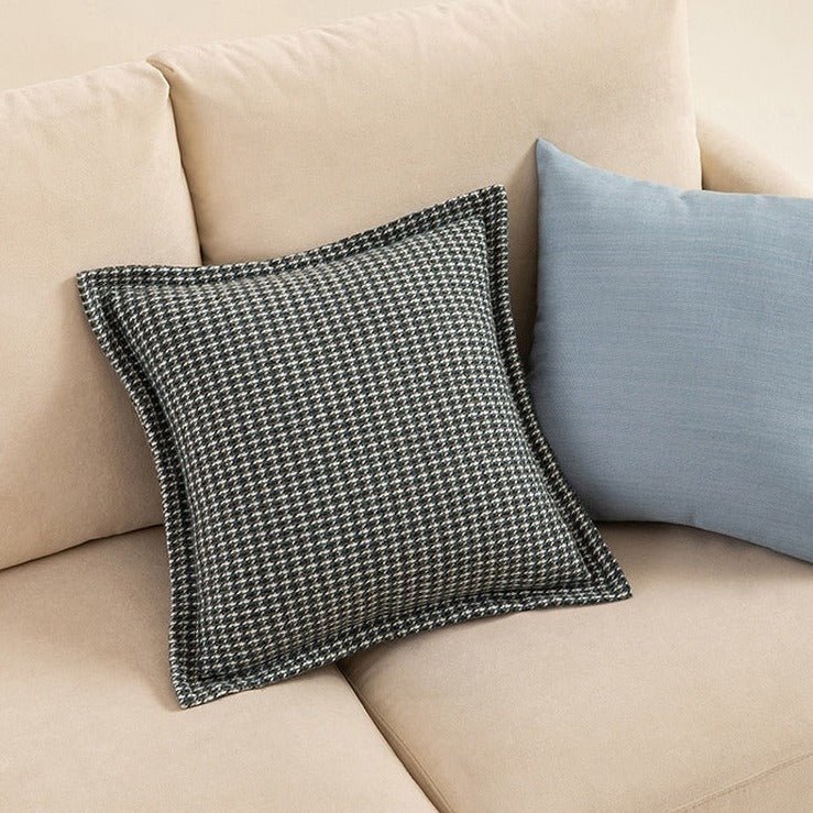 Milli Arts - Classic Houndstooth Pillow Cover - Milli Arts