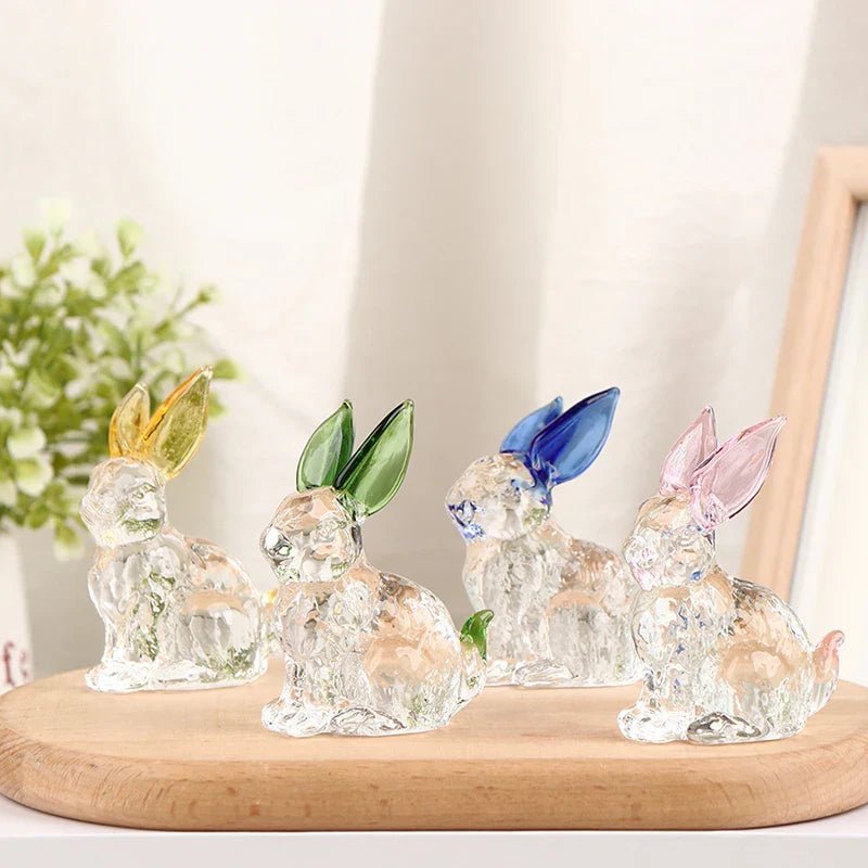 Milli Arts – Crystal Bunny Sculpture - Milli Arts