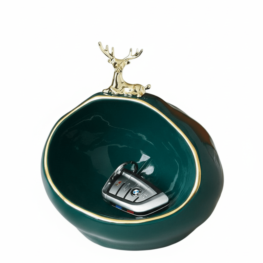 Milli Arts - Deer Design Trinket Dish for Home - Milli Arts