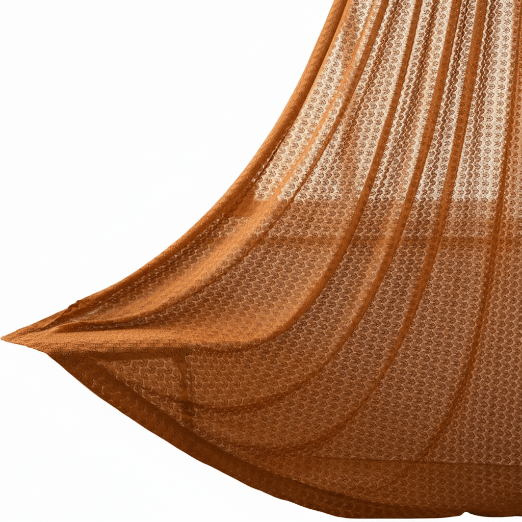 Milli Arts – Elegant Amber Glow Boho Crochet Drapes for a Serene Ambiance - Milli Arts
