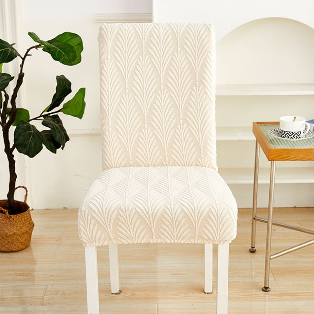 Milli Arts – Elegant Elastic Jacquard Chair Cover for a Refined Touch - Milli Arts