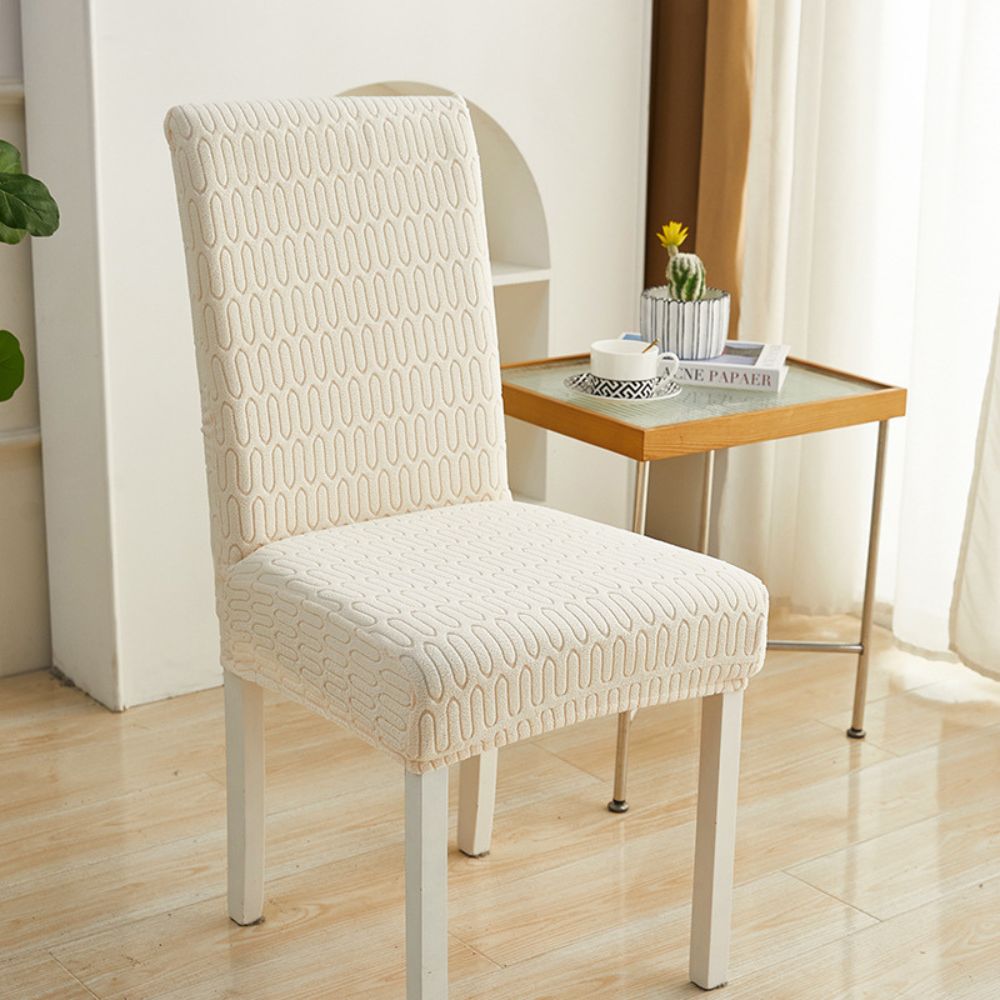 Milli Arts – Elegant Elastic Jacquard Chair Cover for a Refined Touch - Milli Arts