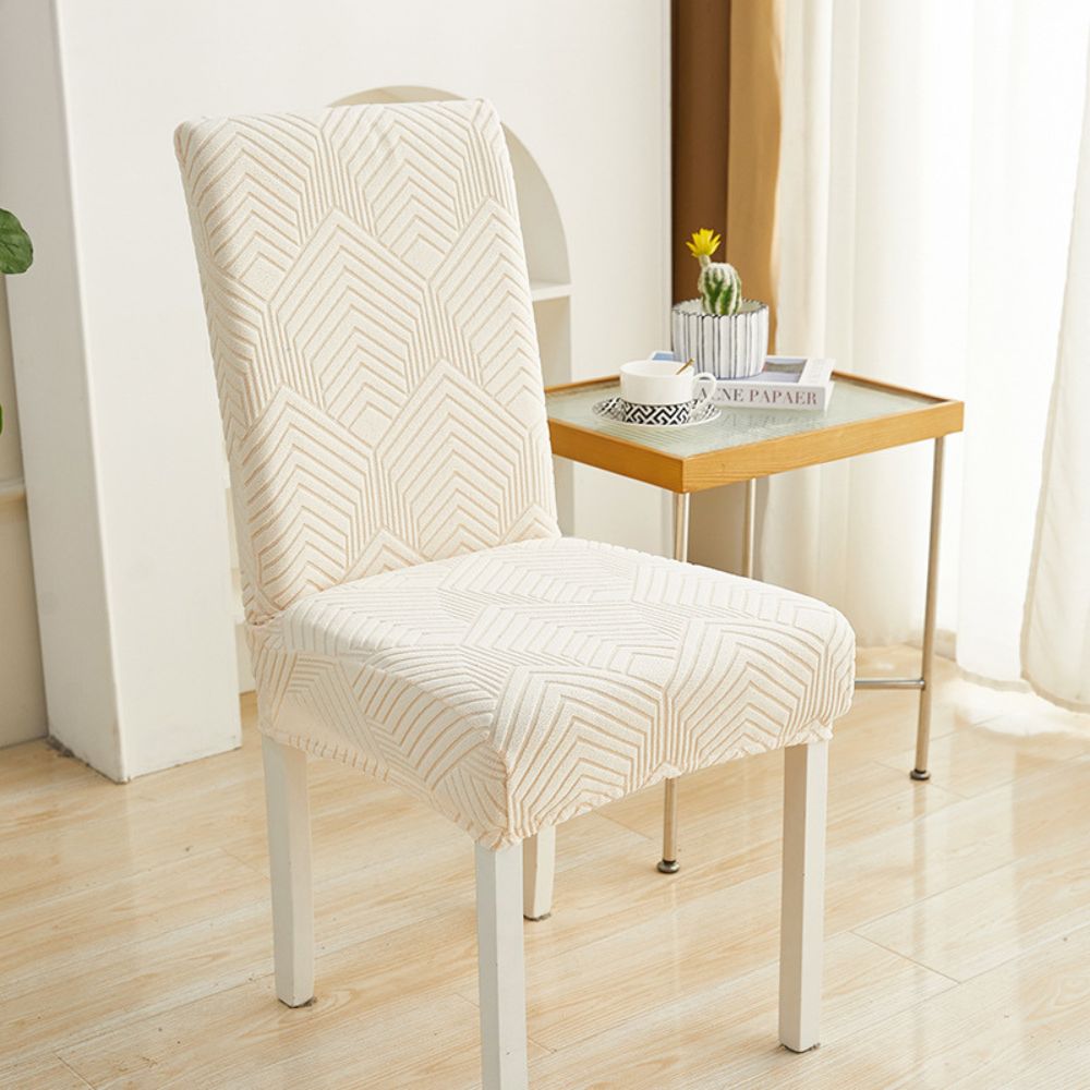 Milli Arts – Elegant Elastic Jacquard Chair Cover for a Refined Touch - Milli Arts