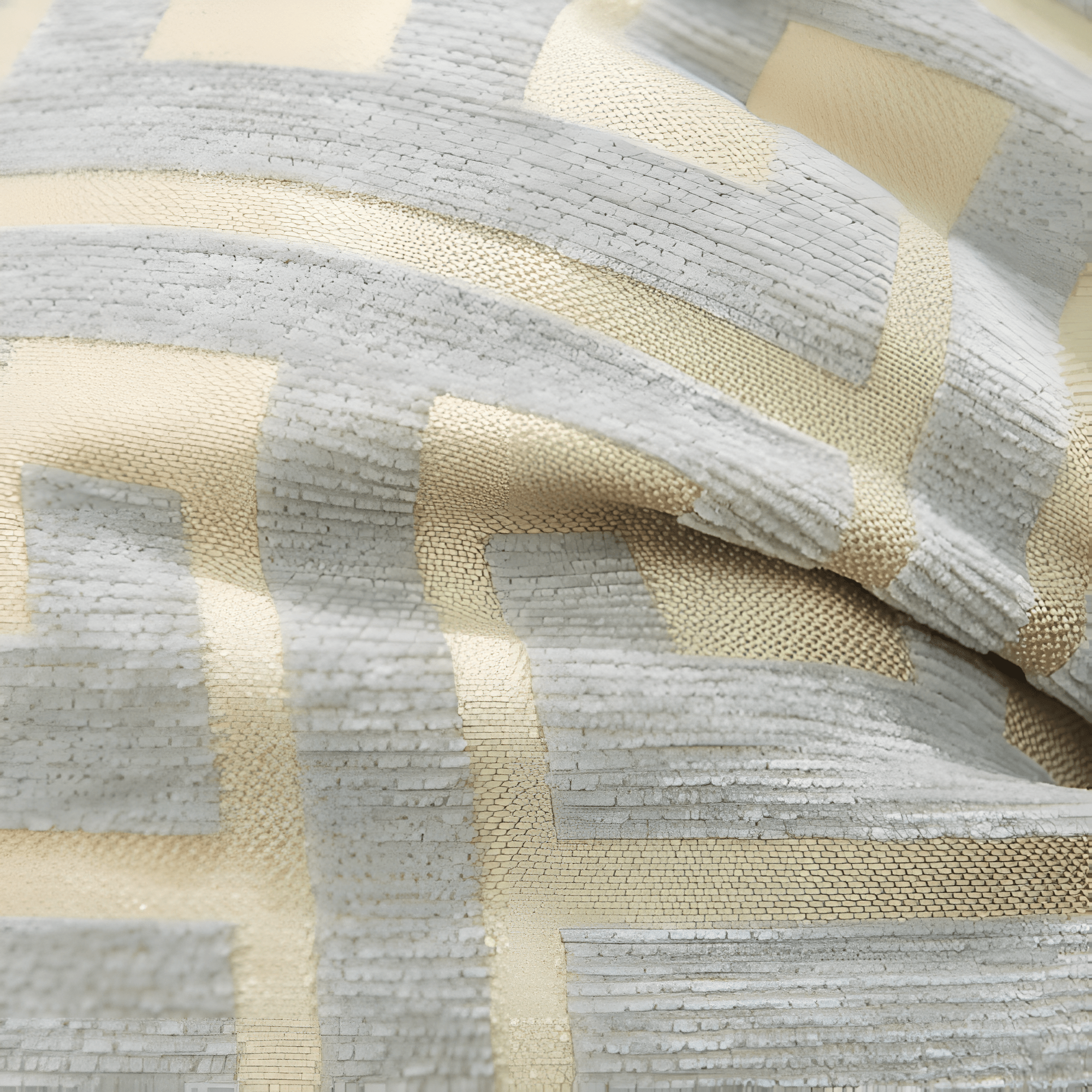 Milli Arts – Elegant Geometric Jacquard Cushion Cover for a Chic Living Space - Milli Arts