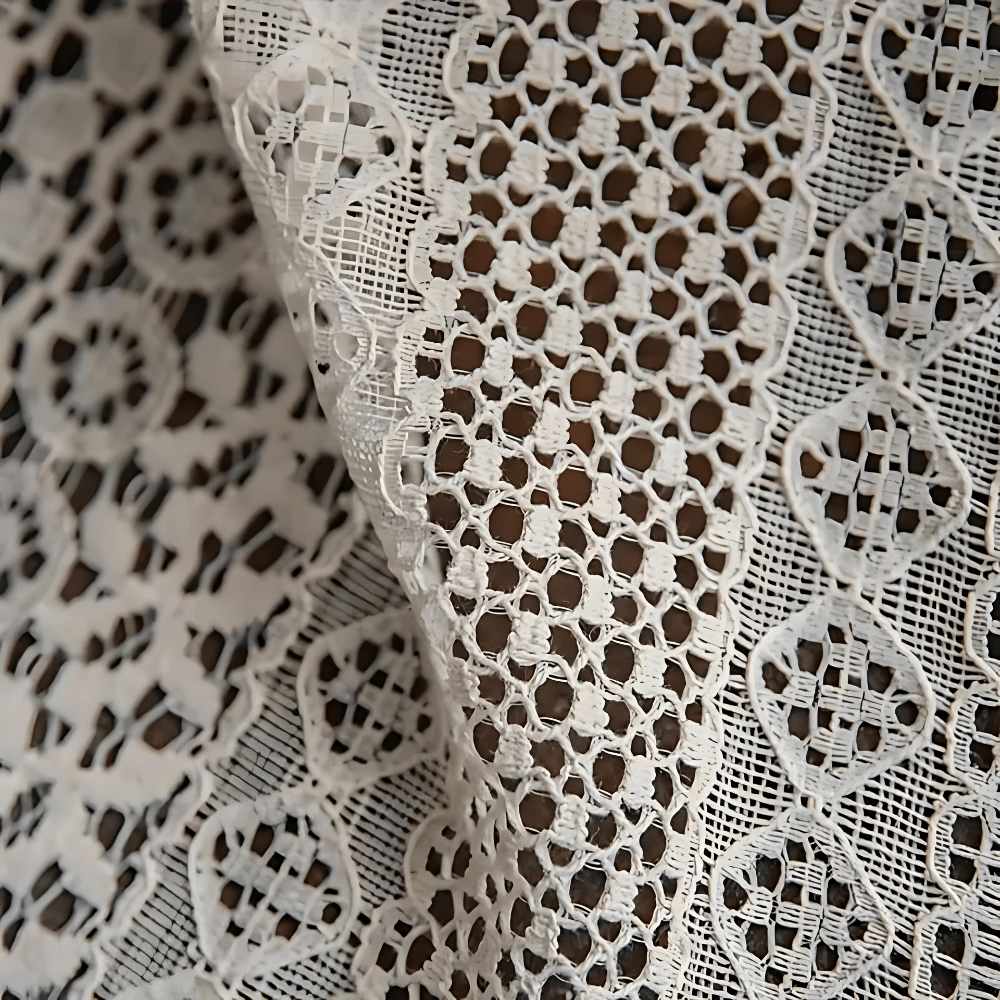 Milli Arts – Elegant Handcrafted Crochet Curtains in Warm White for a Serene Ambiance - Milli Arts