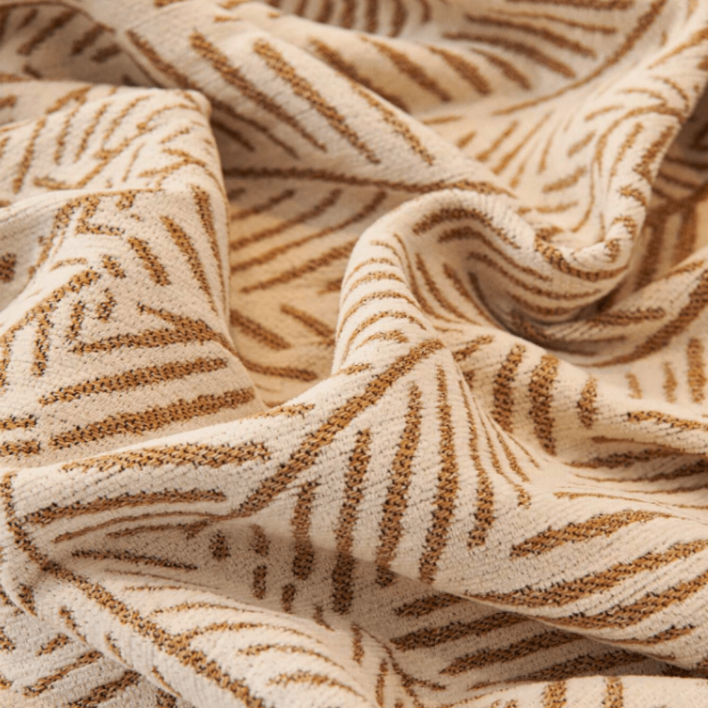 Milli Arts – Elegant Leaf Pattern Sofa Cover for Cozy Living Spaces with Timeless Charm - Milli Arts