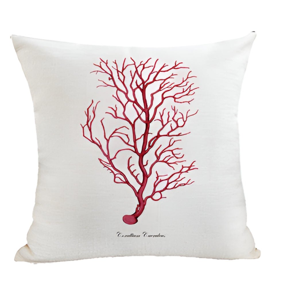 Milli Arts – Elegant Ocean - Inspired Embroidery Cushion Cover for a Serene Ambiance - Milli Arts