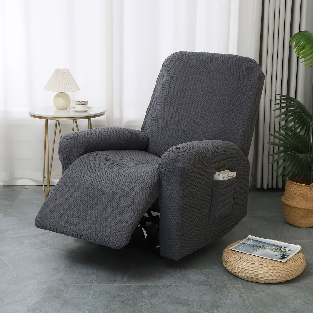 Milli Arts – Elegant Soft Pocket Recliner Chair Cover in Luxe Fabric for a Cozy Retreat - Milli Arts