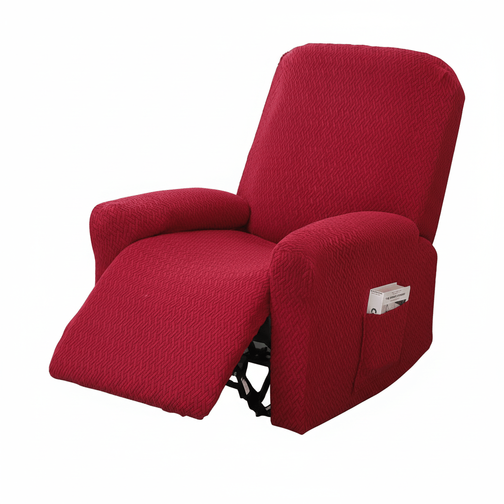 Milli Arts – Elegant Soft Pocket Recliner Chair Cover in Luxe Fabric for a Cozy Retreat - Milli Arts