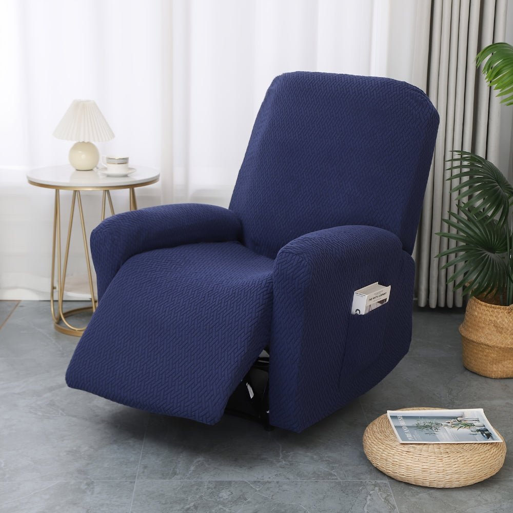 Milli Arts – Elegant Soft Pocket Recliner Chair Cover in Luxe Fabric for a Cozy Retreat - Milli Arts