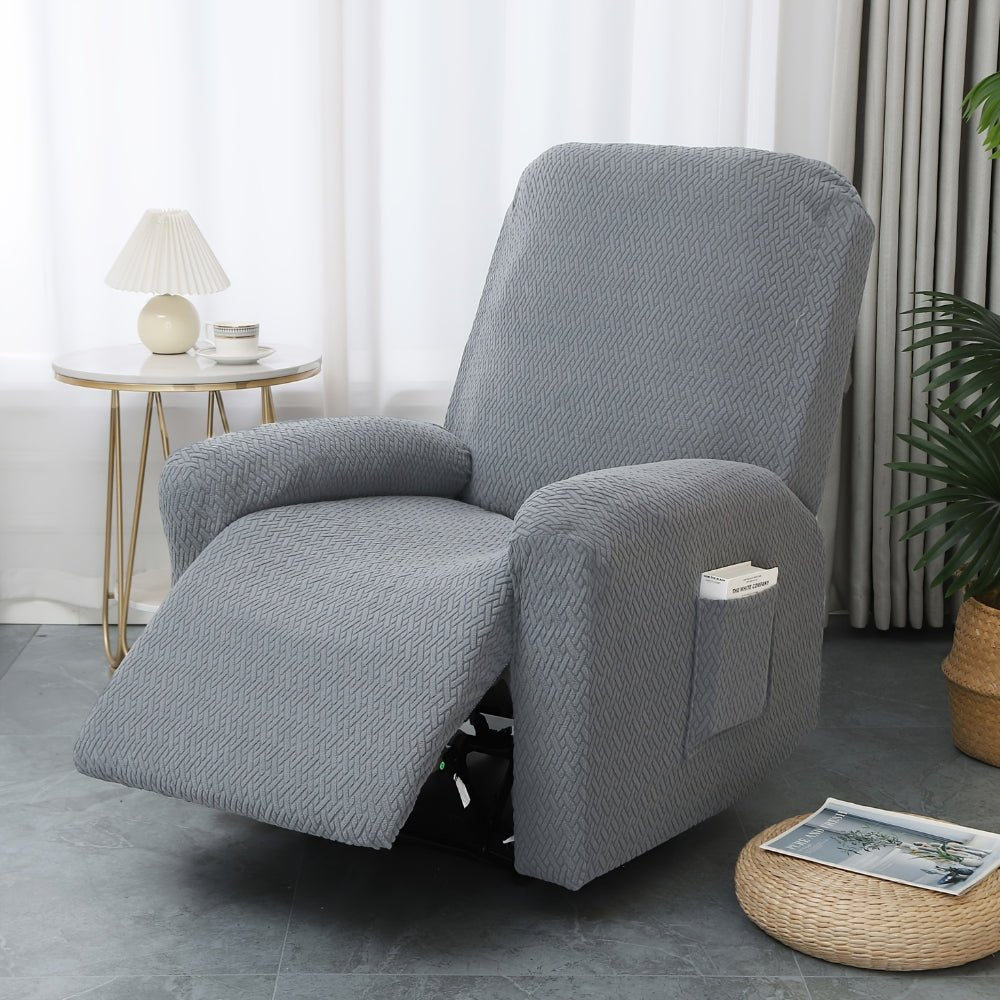 Milli Arts – Elegant Soft Pocket Recliner Chair Cover in Luxe Fabric for a Cozy Retreat - Milli Arts