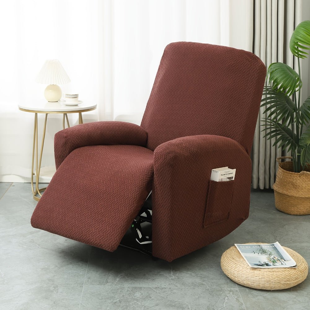 Milli Arts – Elegant Soft Pocket Recliner Chair Cover in Luxe Fabric for a Cozy Retreat - Milli Arts