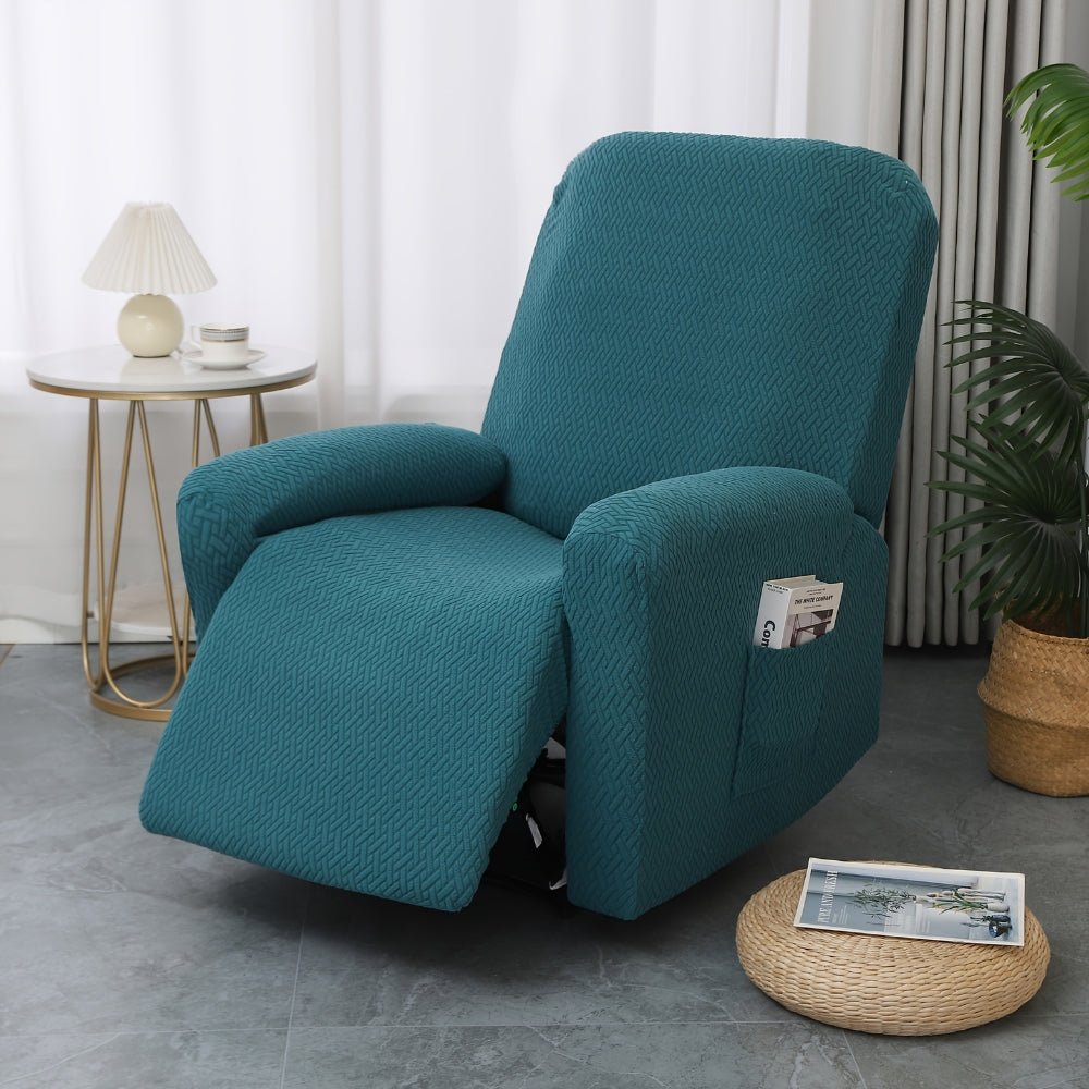 Milli Arts – Elegant Soft Pocket Recliner Chair Cover in Luxe Fabric for a Cozy Retreat - Milli Arts