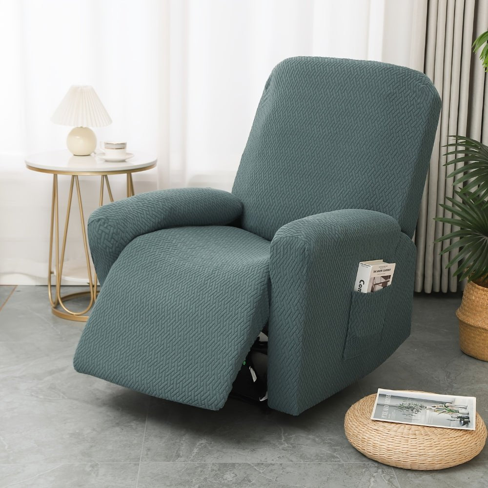 Milli Arts – Elegant Soft Pocket Recliner Chair Cover in Luxe Fabric for a Cozy Retreat - Milli Arts