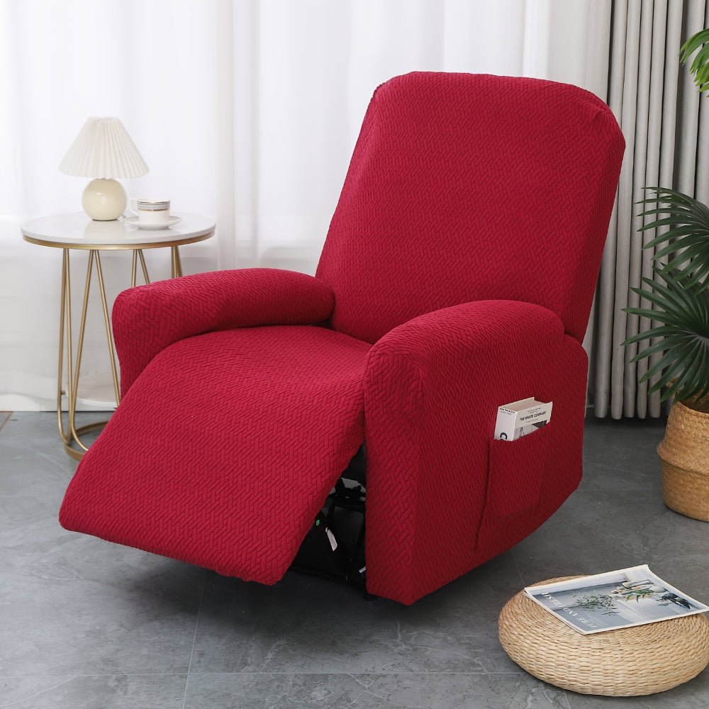 Milli Arts – Elegant Soft Pocket Recliner Chair Cover in Luxe Fabric for a Cozy Retreat - Milli Arts