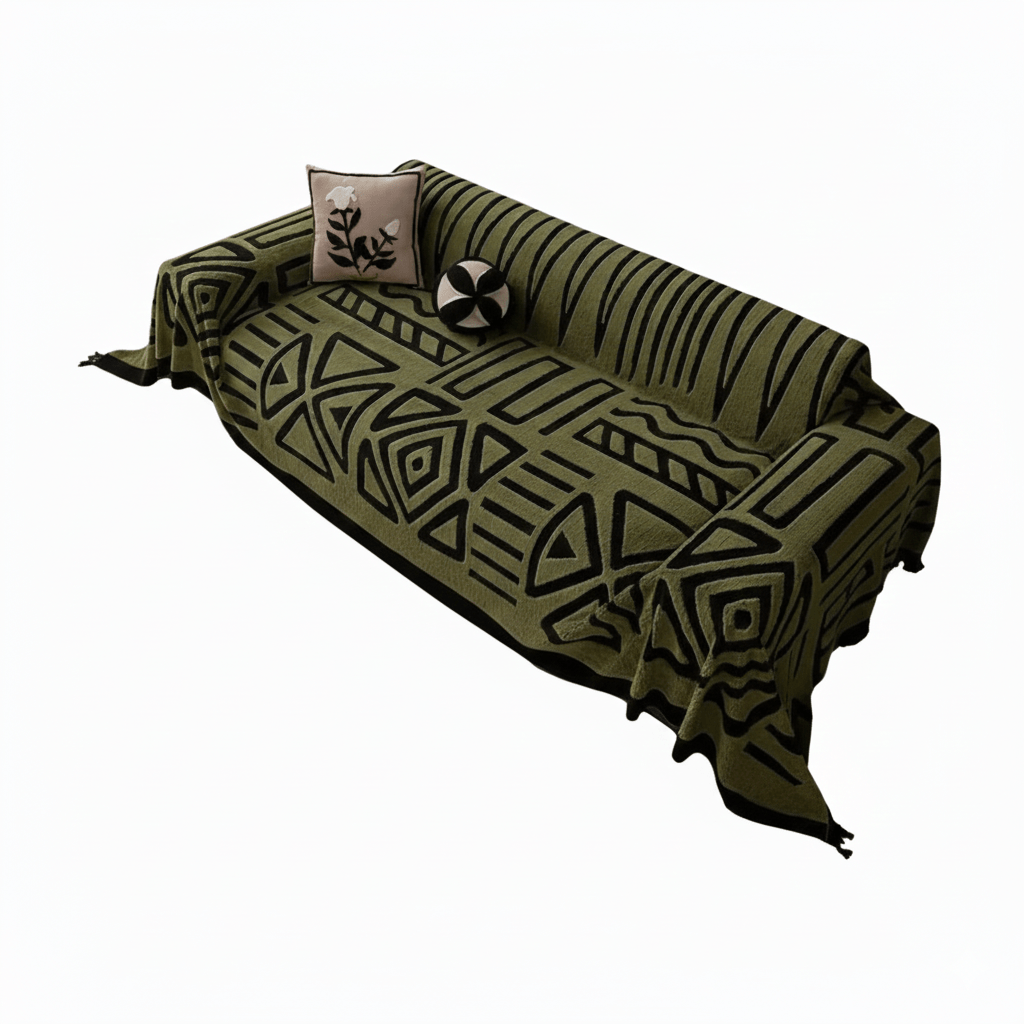 Milli Arts – Elegant Urban Maze Sofa Cover for a Chic Living Space - Milli Arts