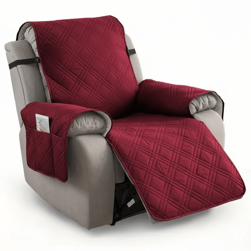 Milli Arts – Elegant Waterproof Recliner Slipcover in Rich Textures for a Cozy Retreat - Milli Arts