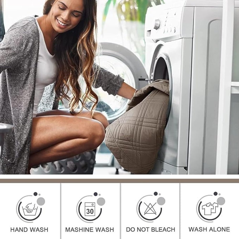 Milli Arts – Elegant Waterproof Recliner Slipcover in Rich Textures for a Cozy Retreat - Milli Arts