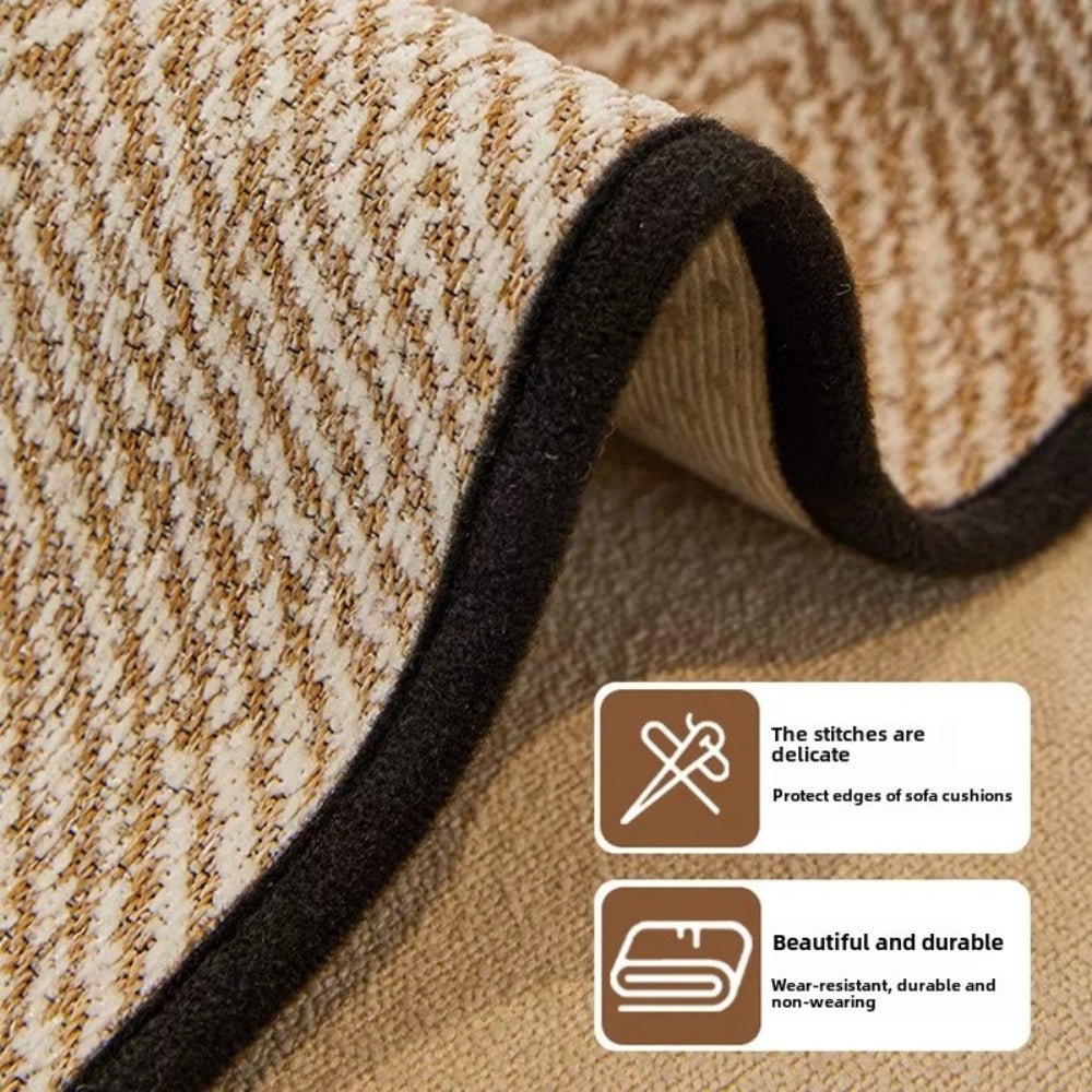 Milli Arts – Elegant Wave Design Anti - Slip Sofa Cover for a Stylish Living Space - Milli Arts