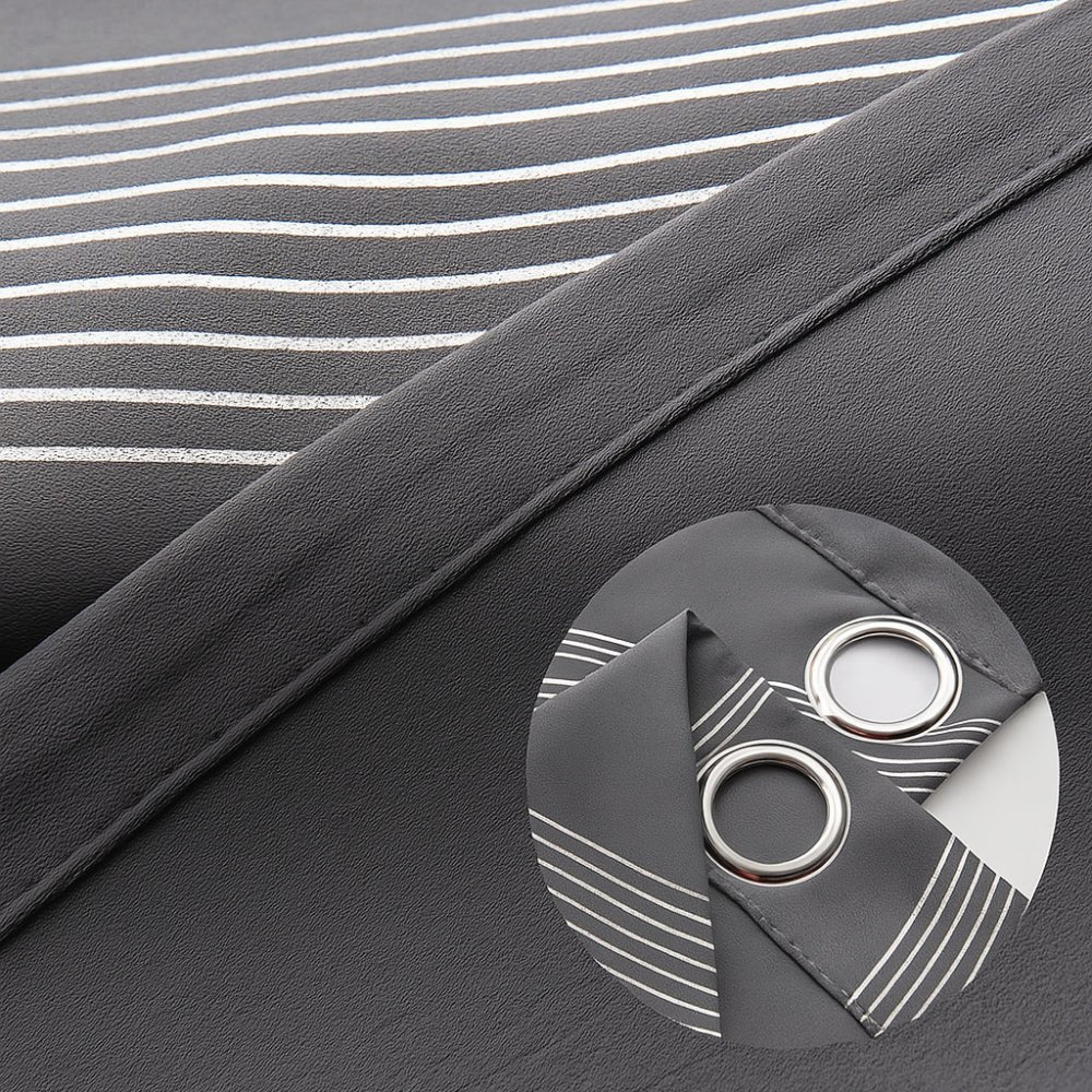 Milli Arts – Elegant Wave - Patterned Blackout Drapes in Deep Tones for a Touch of Modern Cozy Interiors - Milli Arts