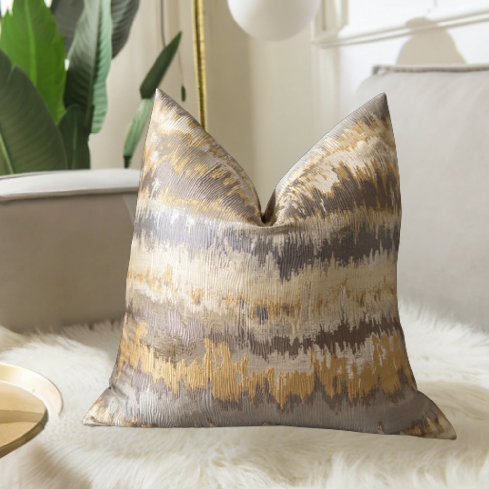 Milli Arts – Exquisite Gilded Cushion Cover for Elegant Interiors with Timeless Charm - Milli Arts