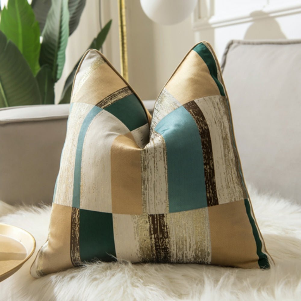 Milli Arts – Exquisite Gilded Cushion Cover for Elegant Interiors with Timeless Charm - Milli Arts