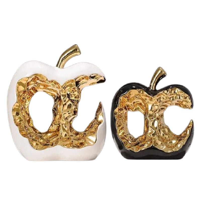 Milli Arts – Golden Apple Sculpture - Milli Arts
