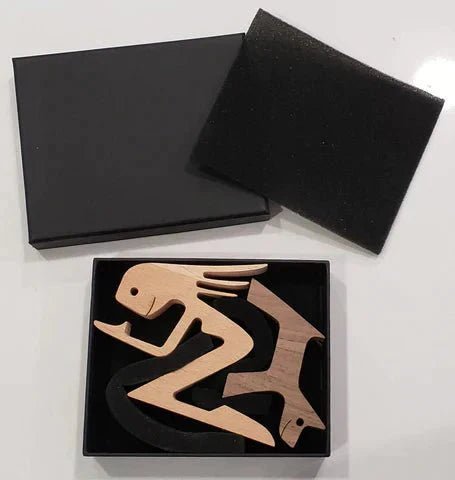 Milli Arts - Handmade Wooden Dog Sculpture - Milli Arts