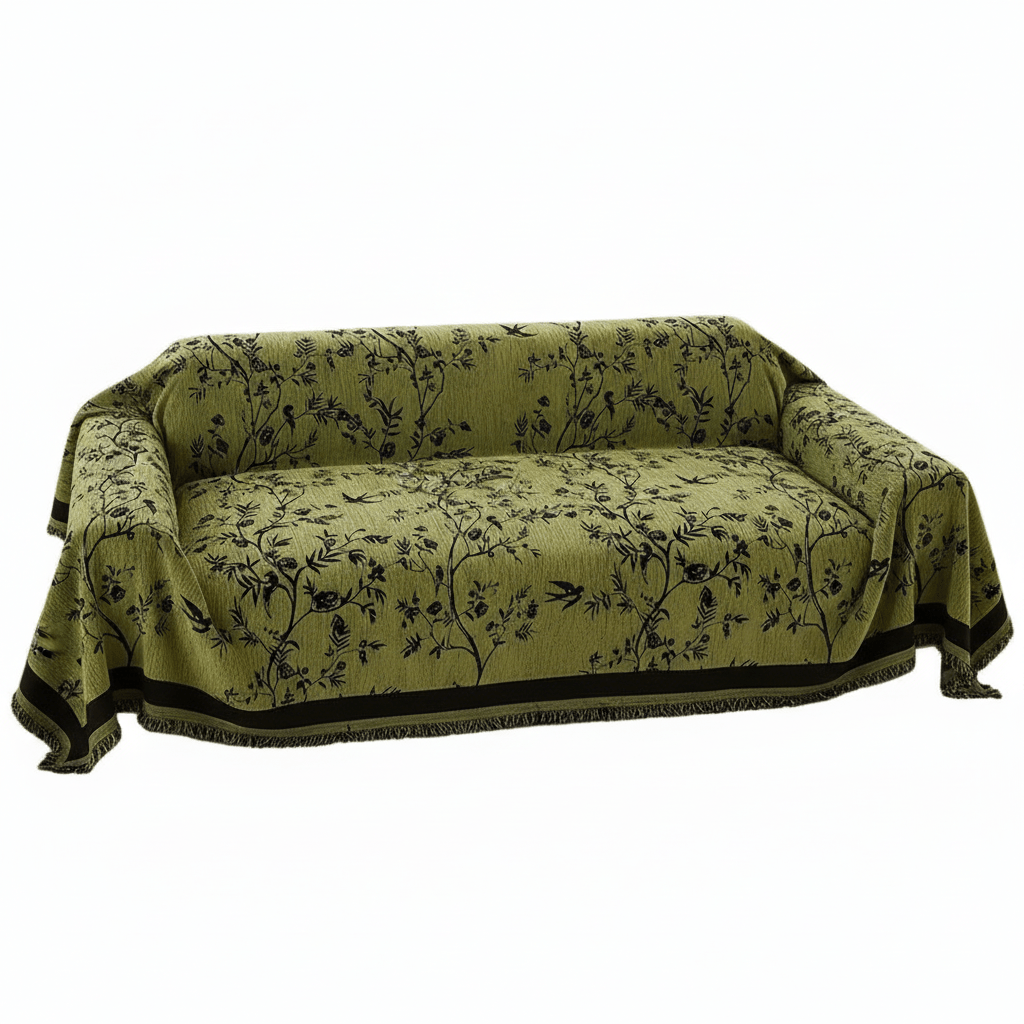 Milli Arts – Luxurious Chenille Sofa Cover in Elegant Design for a Cozy Atmosphere - Milli Arts