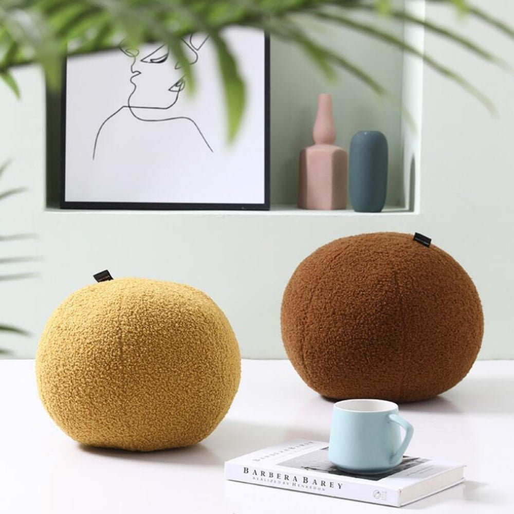 Milli Arts – Luxurious Plush Round Bounce Cushion for Cozy Elegance - Milli Arts