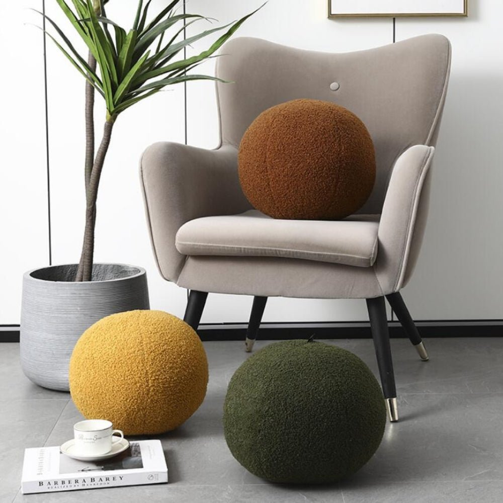 Milli Arts – Luxurious Plush Round Bounce Cushion for Cozy Elegance - Milli Arts