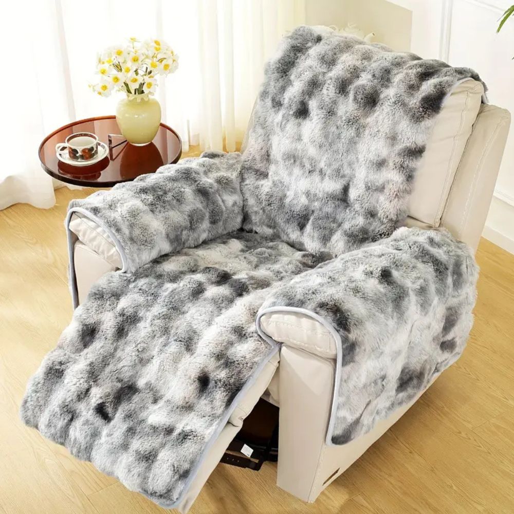 Milli Arts – Luxurious Velvet Plush Recliner Sofa Cover for a Cozy Elegance - Milli Arts