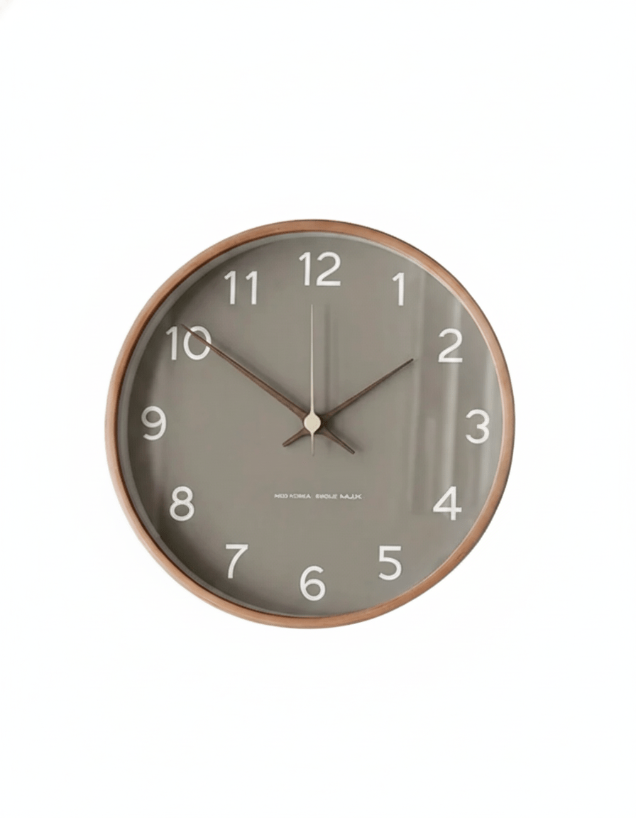 Milli Arts - Luxury Wood and Glass Wall Clock - Milli Arts