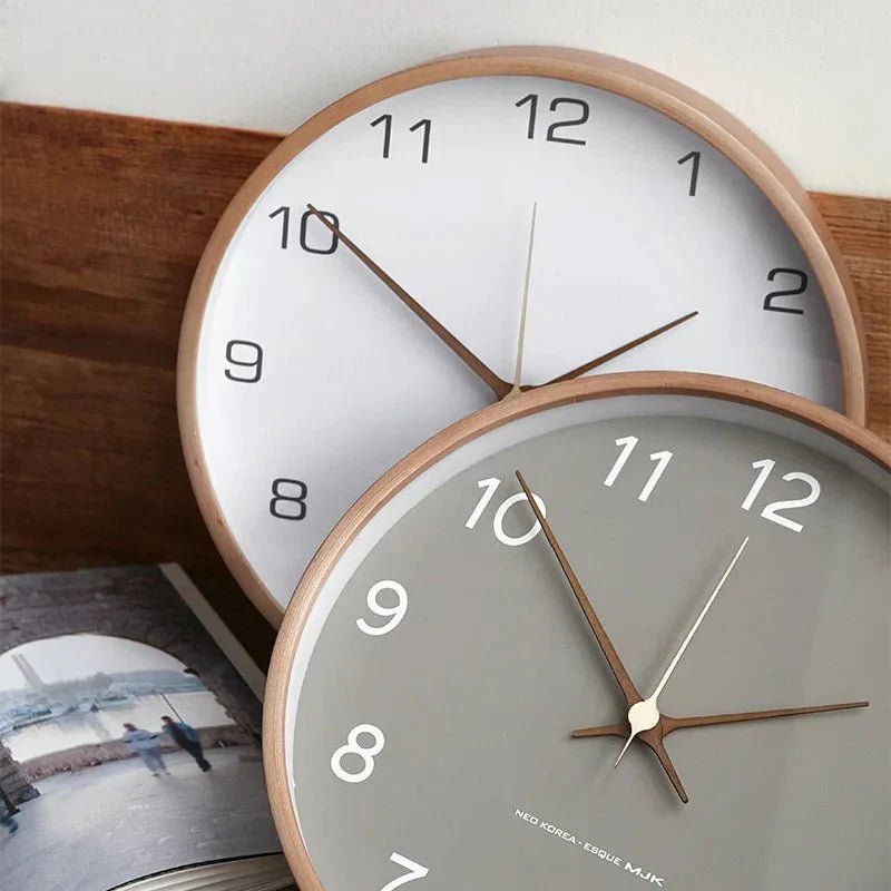 Milli Arts - Luxury Wood and Glass Wall Clock - Milli Arts