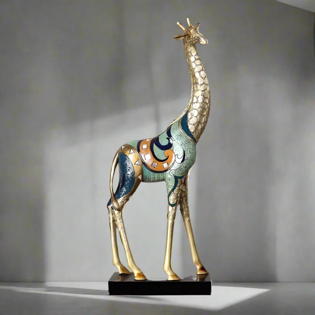 Milli Arts – Majestic Giraffe Sculpture - Milli Arts