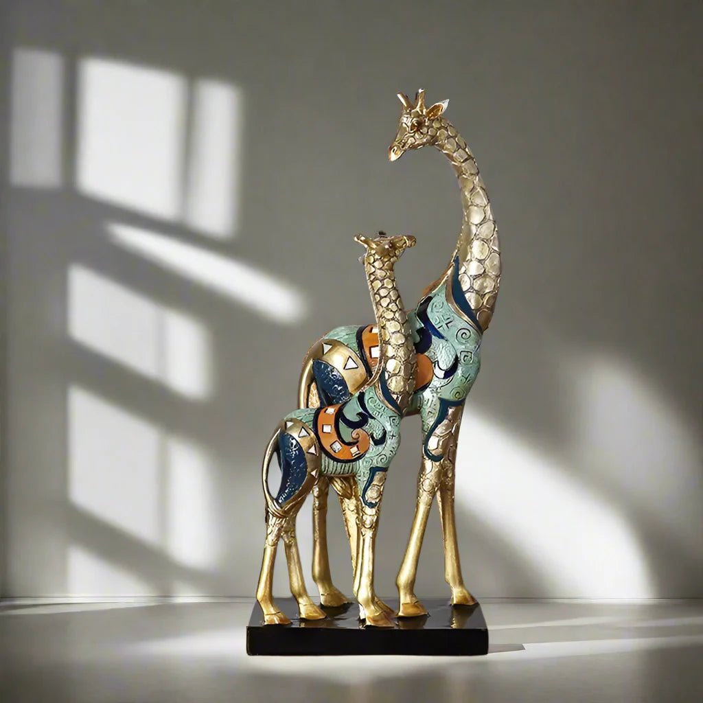 Milli Arts – Majestic Giraffe Sculpture - Milli Arts