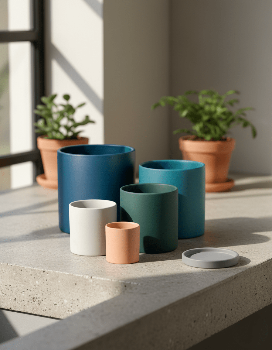 Milli Arts - Minimalist Ceramic Planters - Milli Arts