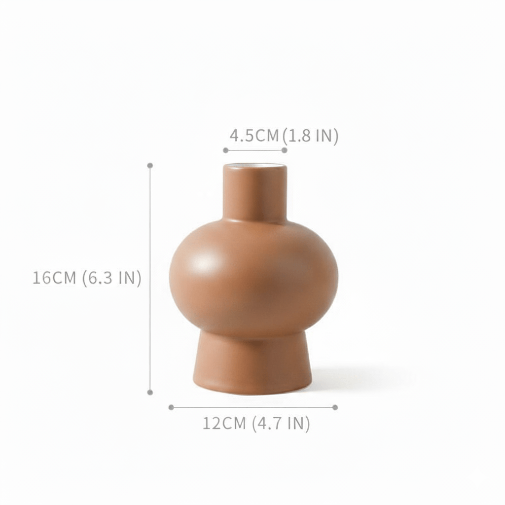 Milli Arts – Modern Pastel Ceramic Vase Set - Milli Arts